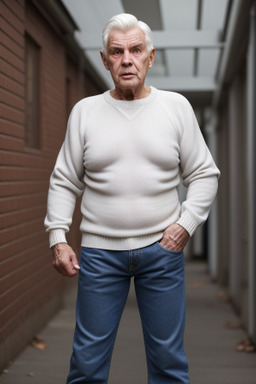 Lithuanian elderly male with  white hair