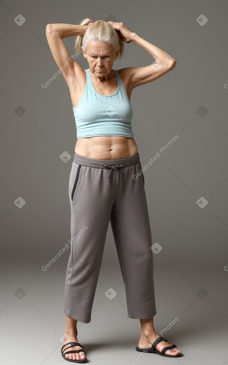 South african elderly female with  blonde hair