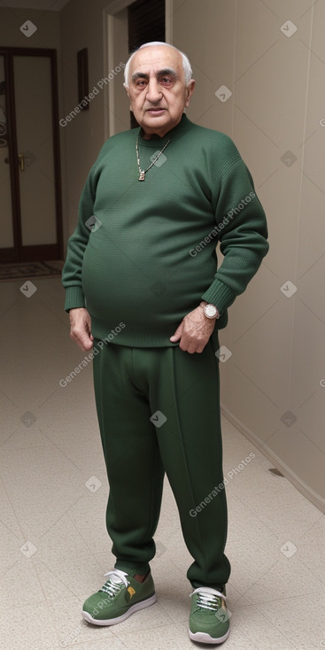 Azerbaijani elderly male with  brown hair