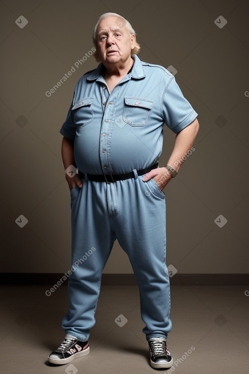 French elderly male with  blonde hair