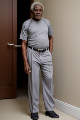 Nigerian elderly male with  gray hair