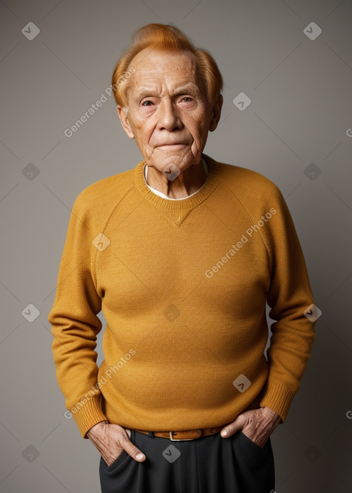 Bolivian elderly male with  ginger hair