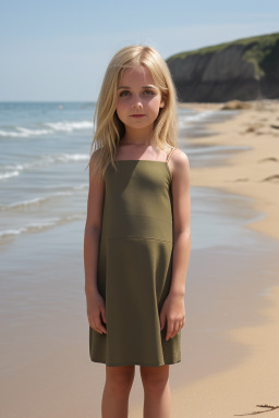 Child female with  blonde hair