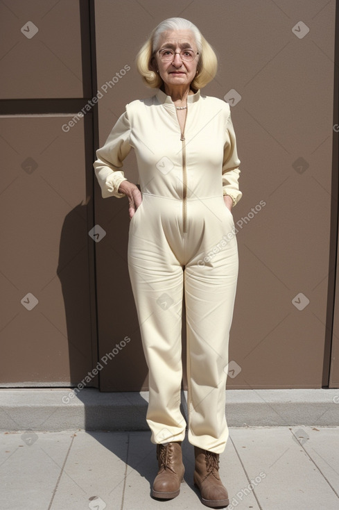 Armenian elderly female with  blonde hair