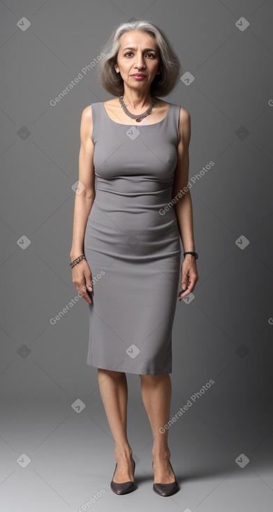 Algerian 45 years female with  gray hair