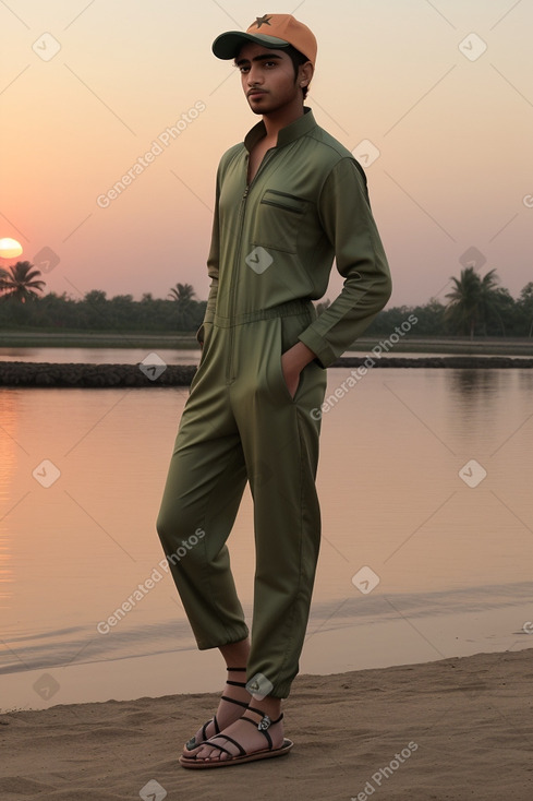 Pakistani young adult male with  ginger hair