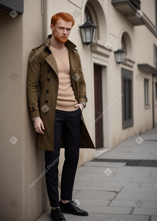 Croatian adult male with  ginger hair