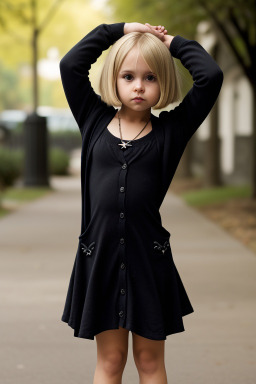 Hispanic infant girl with  blonde hair