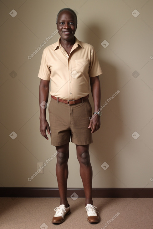 Ugandan 45 years male with  brown hair