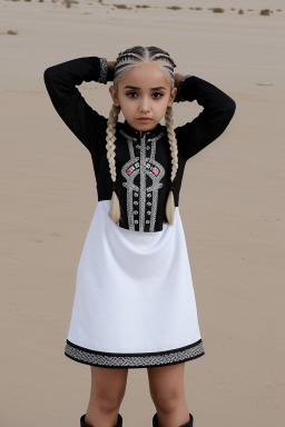 Emirati child girl with  white hair