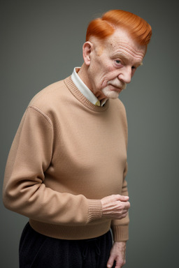 Ukrainian elderly male with  ginger hair