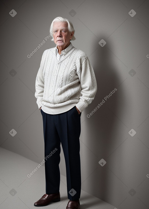 Swedish elderly male with  white hair