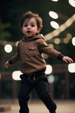 Malian infant boy with  brown hair