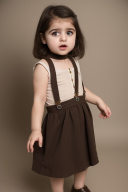 Iraqi infant girl with  brown hair