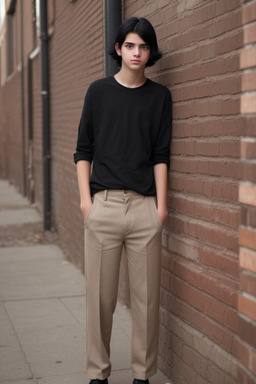 Argentine teenager boy with  black hair