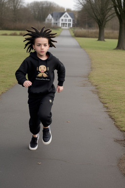 Belgian child boy with  black hair