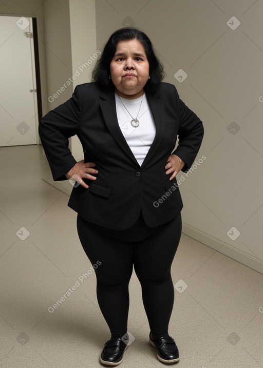 Honduran elderly female with  black hair