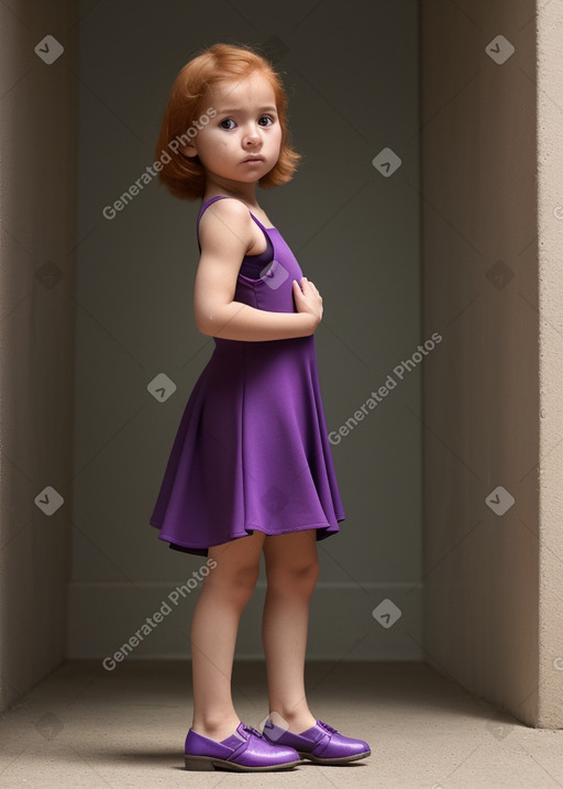 Bolivian infant girl with  ginger hair