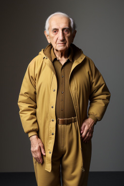 Armenian elderly male with  brown hair