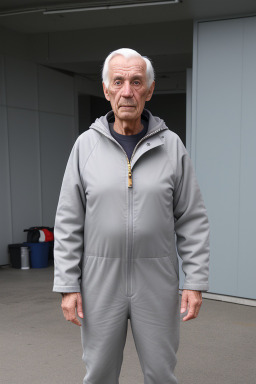 Swiss elderly male with  gray hair