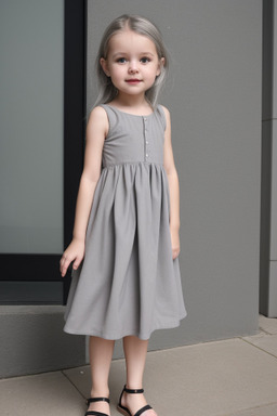 Swiss infant girl with  gray hair