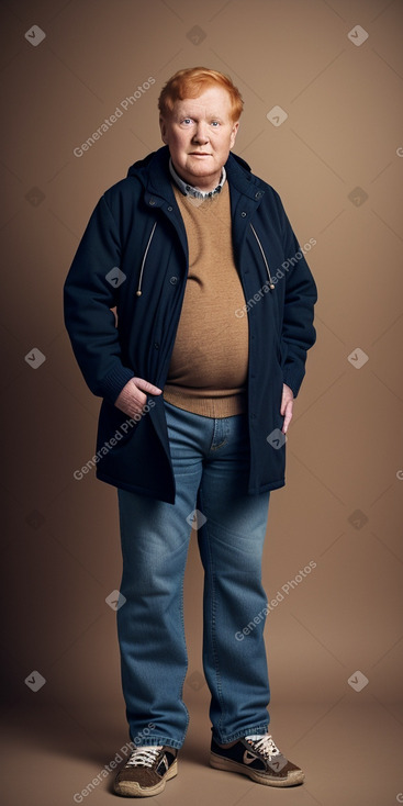 Dutch elderly male with  ginger hair