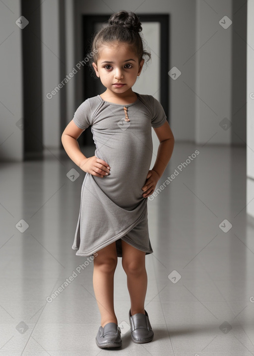 Egyptian infant girl with  gray hair