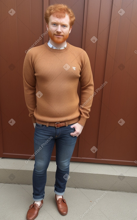 Chilean adult male with  ginger hair