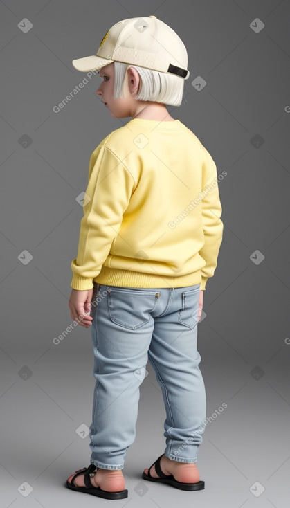 Croatian infant boy with  white hair