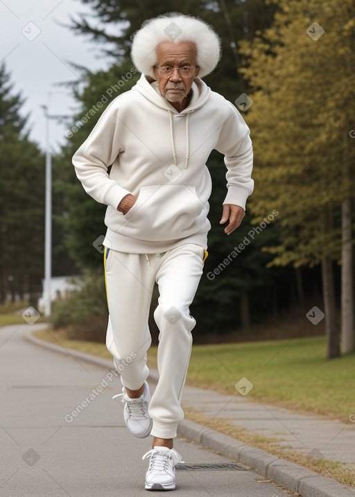 Swedish elderly male with  brown hair