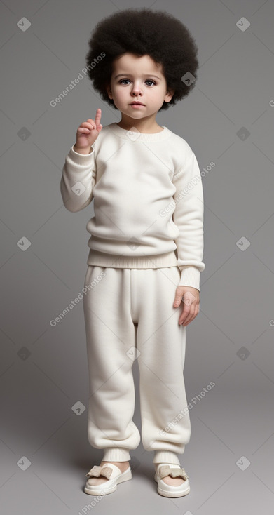 Argentine infant boy with  white hair