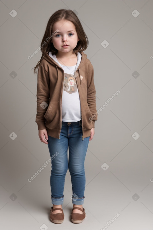 Austrian infant girl with  brown hair