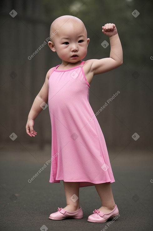 Mongolian infant girl 