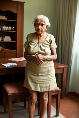 Sri lankan elderly female 