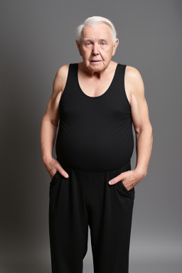 Australian elderly male with  black hair