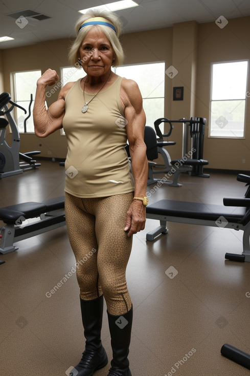 Elderly female with  blonde hair