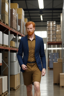 Spanish adult male with  ginger hair