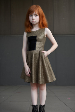 Child girl with  ginger hair