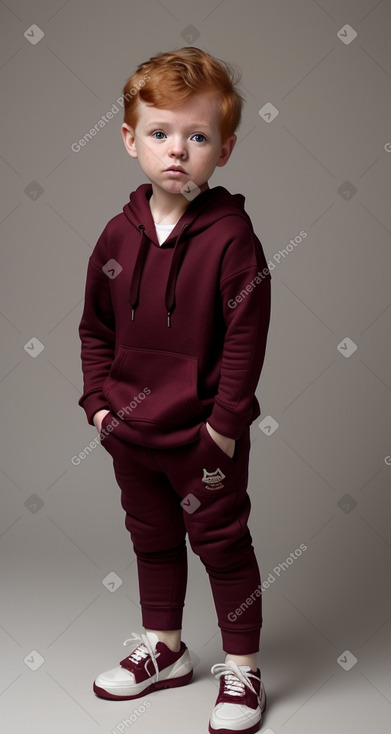 Honduran infant boy with  ginger hair