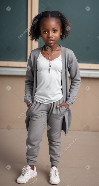 Senegalese child female with  gray hair