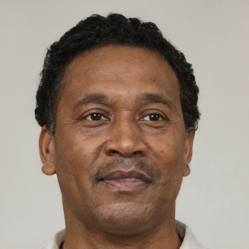 Neutral latino adult male with short  brown hair and brown eyes