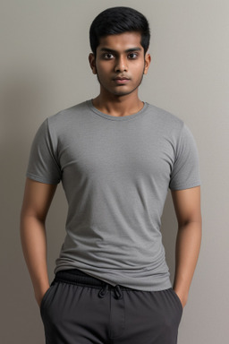 Bangladeshi young adult male with  gray hair