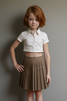 Australian child girl with  ginger hair