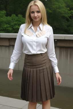 Hungarian adult female with  blonde hair