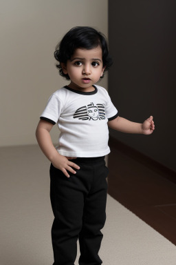 Egyptian infant boy with  black hair