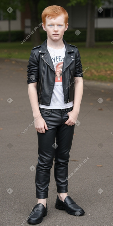 Lithuanian child boy with  ginger hair