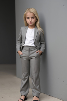 Iraqi child female with  blonde hair