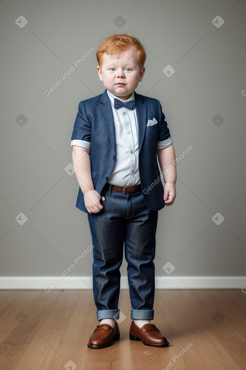 Polish infant boy with  ginger hair