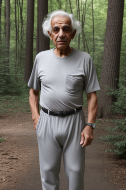 Arab elderly male with  gray hair