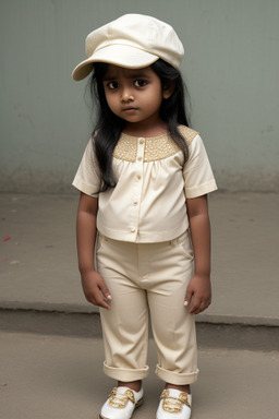 Bangladeshi child female with  black hair